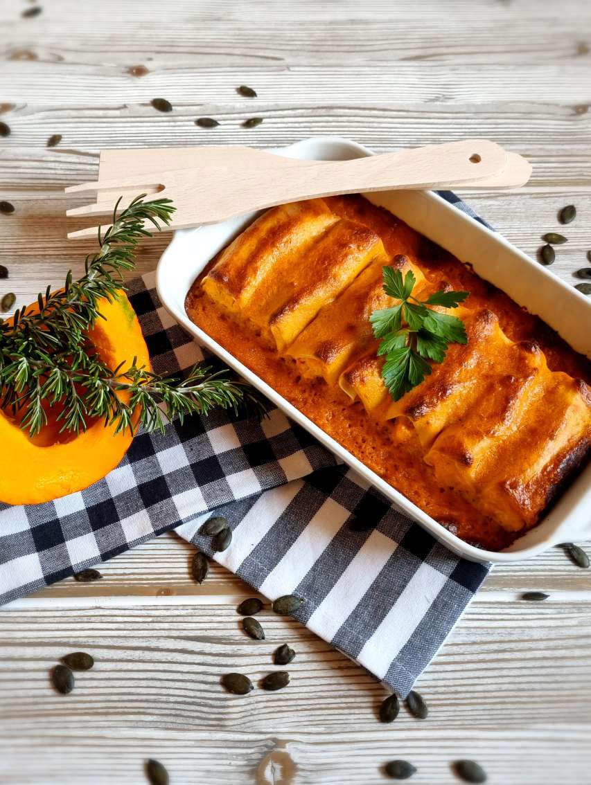 Kürbis-Cannelloni